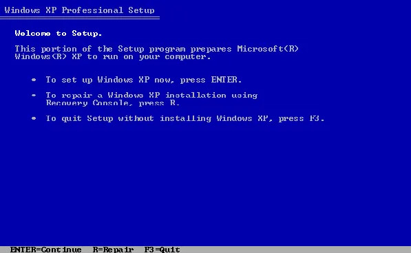 透過重新安裝 Windows XP 來移除密碼